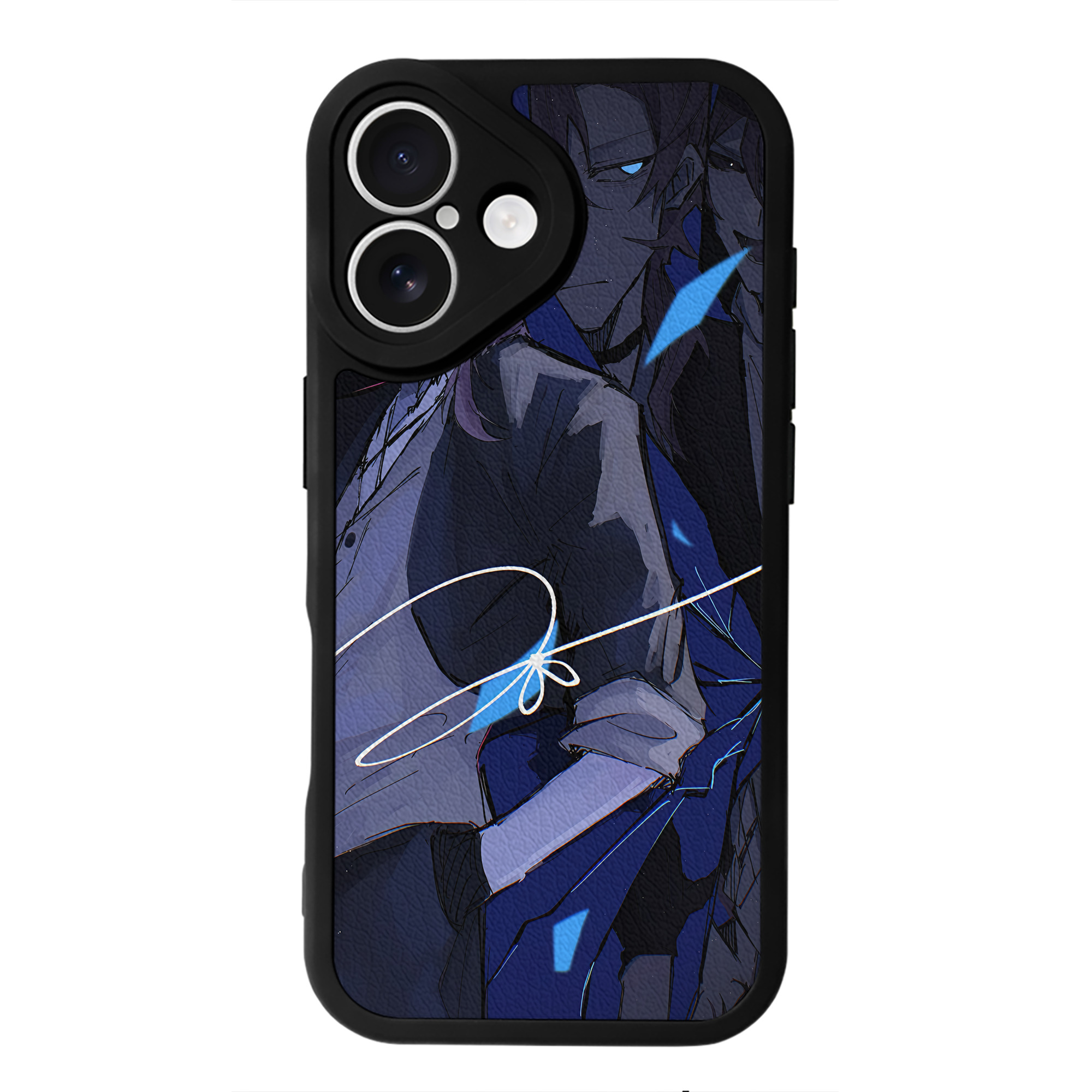 （画像用） 文豪ストレイドッグス Bungo Stray Dogs 【iPhone 16シリーズ対応】シリコンスマホケース（レザー調） 材質：シリコン